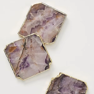 Geode Resin <b>Coasters</b> | Luxury Handmade <b>Drink</b> <b>Coasters</b> - Product Image 1