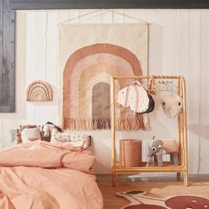 Décoration murale arc-en-ciel pour enfant en rotin tressé artisanal, décoration naturelle faite à la main pour la chambre d'enfant - Product Image 3
