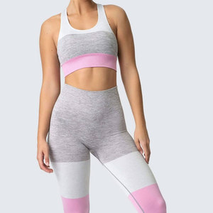 Conjuntos de Yoga para Mujer con Cintura Elástica y Logotipo Personalizado, Diseño de Última Moda, Ligeros y Ecológicos, Venta al Por Mayor - Product Image 6