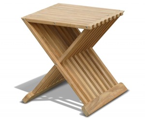 Ensembles de meubles de restaurant, table pliante au design élégant, matériau principal en teck de qualité - Product Image 4