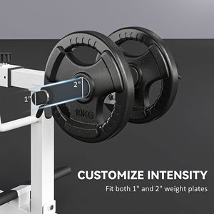 Machine d'exercice pour les jambes à résistance réglable pour l'entraînement musculaire - Équipement de fitness blanc - Product Image 4