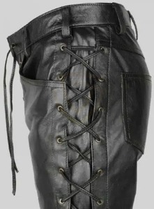 Pantalones de cuero de la mejor calidad para hombre, pantalones de cuero para hombre más vendidos en la moda urbana. - Product Image 5