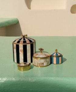 Hot Selling <b>Wooden</b> Shell Inlay Trinket <b>Box</b> Set Jewelry Storage Round Organizer Decorative Luxury Home Decor Gift Case - Product Image 3