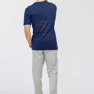 เสื้อยืดคอวีผู้ชายดีไซน์เฉพาะสั่งทำพิเศษ รุ่นใหม่ล่าสุด เสื้อยืดคอวีผู้ชายไซส์ใหญ่ แห้งเร็ว - Product Image 2