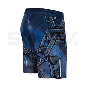 Custom Unisex MMA Fight Wear Shorts with Stretch for Jiu Jitsu and <b>Grappling</b>-Customizable Martial Arts Gear - Product Image 3
