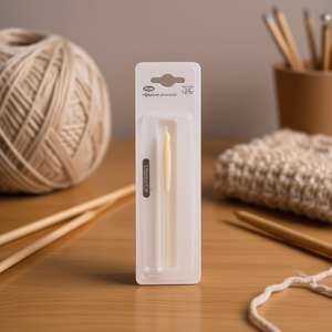 Uncinetto Ilan 8mm 138mm in Plastica, Strumento per Lavoro a Maglia - Product Image 2