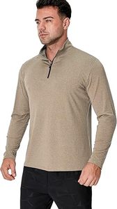 Chemises de sport à manches longues pour hommes, sweat-shirt à demi-zip, hauts de fitness pour le jogging, respirants, compressifs, pour la course à pied - Product Image 2