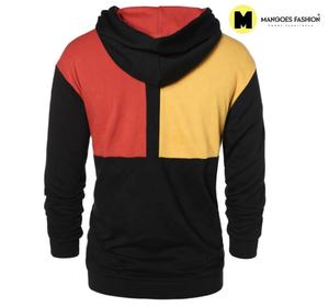 Sweat à capuche en molleton 100 % coton épais de haute qualité pour homme, brodé, options de teinture unie, style streetwear, col à capuche - Product Image 4