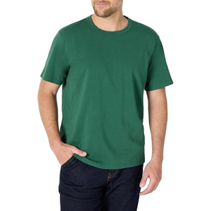 Camiseta de Manga Corta Casual con Cuello Redondo para Hombre, 100% Algodón, Ultraligera, Transpirable, de Secado Rápido, Entrega Rápida - Product Image 1