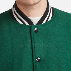 เสื้อแจ็คเก็ตฤดูหนาวผู้ชายราคาสมเหตุสมผลสำหรับขายออนไลน์ ออกแบบตามสั่ง ขายส่ง เสื้อแจ็คเก็ต Letterman - Product Image 4