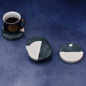 Sous-verre rond en marbre personnalisé avec logo, tapis de table pour la maison, le bar, la cuisine, le restaurant - Product Image 5