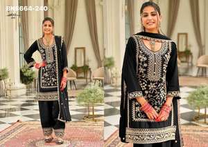 ชุดแฟร์ชีผ้าชิญอนคุณภาพดีเยี่ยม สวยงามโดดเด่น พร้อมงานปัก จากผู้ผลิตในอินเดีย - Product Image 5