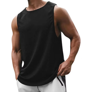 Camiseta Interior de Algodón de Primera Calidad, Económica, para Gimnasio, Verano, Deportiva, Transpirable, para Hombre, con Logotipo Personalizado OEM - Product Image 1