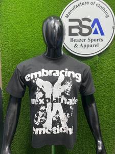 Beazer Sports, service OEM, meilleure qualité, emballage personnalisé, 100% coton, haute qualité, écologique, 220g, t-shirt unisexe grande taille - Product Image 1