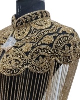 Nouvelle Blouse de Soirée de Luxe Vintage sans Manches en Maille Transparente Brodée à la Main avec Paillettes et Perles, Grande Taille, Collection Printemps-Été 2026, Vente en Gros
