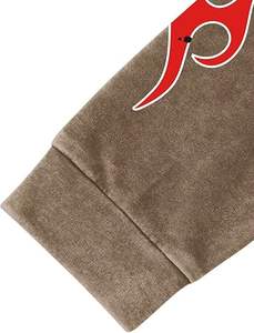 Sweat-shirt à capuche zippé pour homme, style grunge vintage, léger, hip-hop, avec motifs graphiques, de qualité supérieure, importé. - Product Image 4