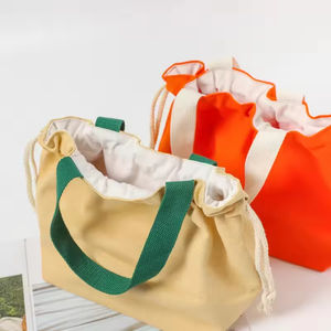 Bolsas de Compras de Lona con Cordón y Bolsillo, Personalizadas 2026, para Almuerzo - Product Image 4