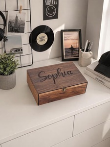 Personalized <b>Memory</b> Wooden Keepsake Welcome Signs Eco-Friendly Durable Home Decor for Valentine Christmas Birthday <b>Gifts</b> Women - Product Image 1
