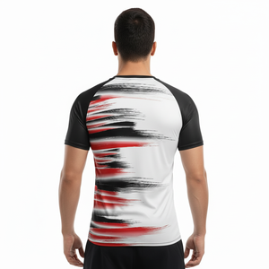 เสื้อวิ่งเล่นกีฬาบาสเก็ตบอลแห้งเร็วระบายอากาศได้ดีสำหรับยิมออกกำลังกายกล้ามเนื้อยืดหยุ่นสูงสำหรับวิ่งรัดรูป - Product Image 4