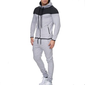 Survêtements d'hiver pour hommes à coupe ajustée avec logo personnalisé, vêtements de sport en coton et polyester, polaire respirant, écologique, de haute qualité - Product Image 4