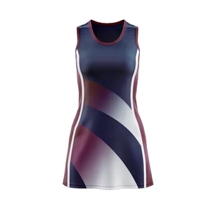 Uniformes de netball sur mesure 100% polyester, prix bas, uniformes de tennis personnalisés, ensemble chemise et short imprimés pour hommes. - Product Image 3