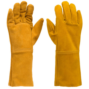 <b>Men</b> <b>Sheepskin</b> Leather Welding <b>Gloves</b> Bulk Supply Industrial Safety Heavy Duty Mechanical <b>Gloves</b> TIG Welding Smooth Texture - Product Image 1