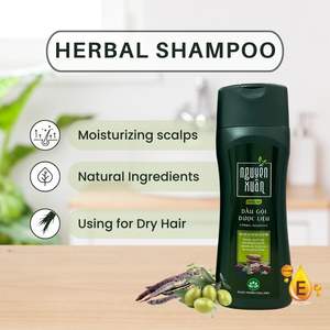 Champú a base de hierbas Cuidado del cabello natural tradicional para el cabello seco Alivio de la caspa Suave Cabello fuerte Precio de fábrica OEM - Product Image 2