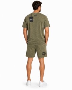 Ensemble d'été décontracté pour hommes, délavé à l'acide, taille haute, couleur unie, 100% Coton, respirant, séchage rapide, faible MOQ, meilleure mode - Product Image 6