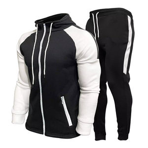 Service ODM – Ensemble deux pièces homme en coton épais 100 %, comprenant un sweat à capuche et un pantalon de survêtement, imprimé ou uni, vierge - Product Image 3