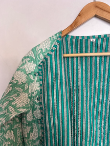 Edredón Acolchado Hecho a Mano en India, 100% Algodón Ecológico, Antiarrugas, Transpirable, de Secado Rápido, con Estampado Digital y Bolsillo Frontal, para Otoño e Invierno - Product Image 5