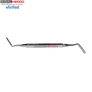 Condensador de injerto óseo dental manual de acero inoxidable alemán de calidad premium, calibre de profundidad de 7.25 pulgadas, 3.3MM 4MM, implante liso - Product Image 3