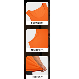 Camiseta sin Mangas para Hombre, Precio Ajustable, Antiarrugas, Alta Calidad, Cómoda, Transpirable, Ligera, Totalmente Personalizable - Product Image 5