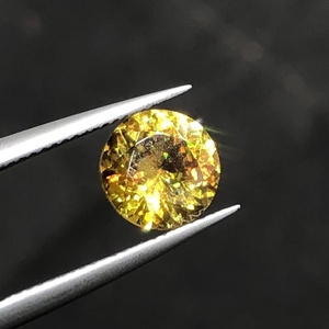 Natural Sphene Fire Faceted Cut Loose Gemstone for Ring Jewelry Making Yellow 2.00Ct ZUBEDA GEMS JEWELRY Rajasthan Wholesale - Product Image 2