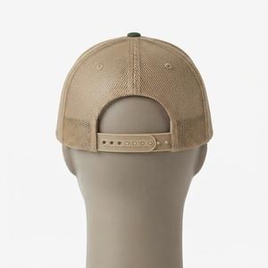 Gorra Trucker Verde para Hombre, Malla Trasera, Ajustable, Cierre a Presión, Bordada, Casual, para Exteriores, Estilo Béisbol - Product Image 3