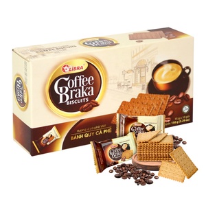 HALAL ISO BRAKA café vietnamita galletas crujientes 150G dulce sabor amargo bolsita caja embalaje FMCG producto Vietnam agricultura - Product Image 4