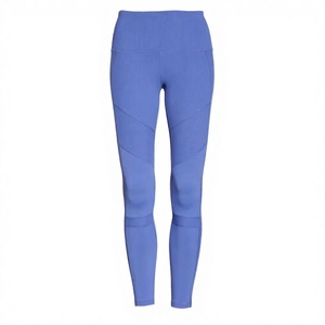 Pantalon de yoga et d'exercice moulant JAC22 KZ6678 pour femme, taille haute, couleur unie, effet galbant, taille élastique, séchage rapide - Product Image 3