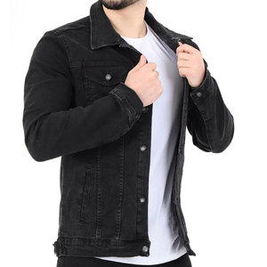 <b>Denim</b> <b>Jacket</b> Men Autumn Fashion Cool Trendy Men's Jean <b>Jackets</b> Casual Coat Outwear Stand Collar <b>Denim</b> Men's <b>Jackets</b> - Product Image 1