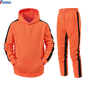 Conjunto de Sudadera con Capucha y Pantalones Largos 2 en 1 para Hombre, de Alta Calidad, Transpirable, de Secado Rápido, Estampado, Sólido, Bordado, Estilo Urbano, Última Tendencia - Product Image 1
