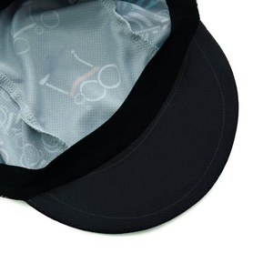 หมวกปั่นจักรยานพิมพ์โลโก้ตามสั่ง หมวกสแปนเด็กซ์แบบสวมศีรษะสำหรับวิ่ง ปั่นจักรยาน ปีนเขา หมวกกีฬาระบายอากาศได้ดี - Product Image 2