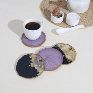 Hot Selling Luxury Resin Epoxy Coasters Resin Coaster Mold For Kitchenwares Supplies From Vietnam Manufacturer - Product Image 6