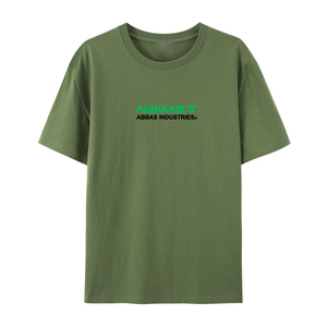 เสื้อยืดแขนสั้นผู้ชาย ทรงปกติ คอกลม ผ้าคอตตอนเจอร์ซีย์ พิมพ์ลายตัวอักษร สไตล์ลำลอง - Product Image 1