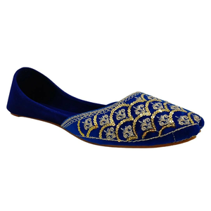 Shoes Khussa Punjabi Woman Traditional Handmade Khussa Wedding Bridal Punjabi <b>Jutti</b> Hand Made Fancy Khussas Wholesale OEM ODM - Product Image 5