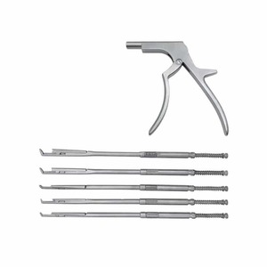 ชุดเครื่องมือผ่าตัดกระดูกสัตว์เลี้ยงแบบหมุนได้ Kerrison สำหรับการผ่าตัดระหว่างแผ่นกระดูก ทำจากสแตนเลสสตีล ใช้ซ้ำได้ ฆ่าเชื้อได้ - Product Image 2