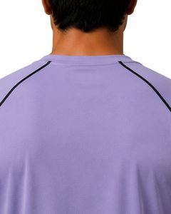 T-shirt de sport pour homme personnalisé, couleur lavande, à séchage rapide, respirant, pour la salle de sport, la course à pied, en polyester, vêtements de sport - Product Image 3