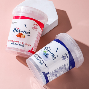 Oem ODM biểu tượng tùy chỉnh 16oz 500ml sữa chua container với Tamper khóa nắp trực tiếp in ấn cấp thực phẩm nhựa - Product Image 4