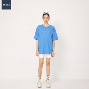 OEM Wholesale Solid Eco-Friendly <b>Men's</b> 100% Cotton T-Shirts O-Neck Anti-Wrinkle Drop Shoulder Plus Size Heavy Weight Short - Product Image 5