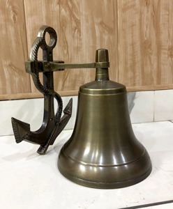 Campana de Latón de Diseño, Duradera, Estilo Vintage, Campana de Latón de Primera Calidad con Nueva Forma para Jardín, Patio, Templo, Hogar, Decoración Náutica - Product Image 3