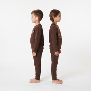 Conjunto Deportivo de Algodón para Niños 2026, Sudadera de Cuello Redondo, Pantalones Deportivos, Logotipo Personalizado, Cómodo - Product Image 4