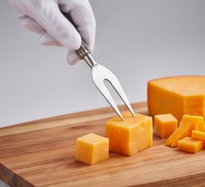 Ensemble de 4 couteaux à fromage avec manches en bois de cerf, lames en acier inoxydable, outils à fromage en zinc pour la cuisine - Product Image 4
