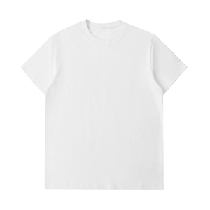Camisetas Lisas de Algodón 100% Unisex de Alta Calidad al por Mayor, Camisetas Casuales de Verano para Hombre, 240 g/m², Impresión Personalizada - Product Image 5
